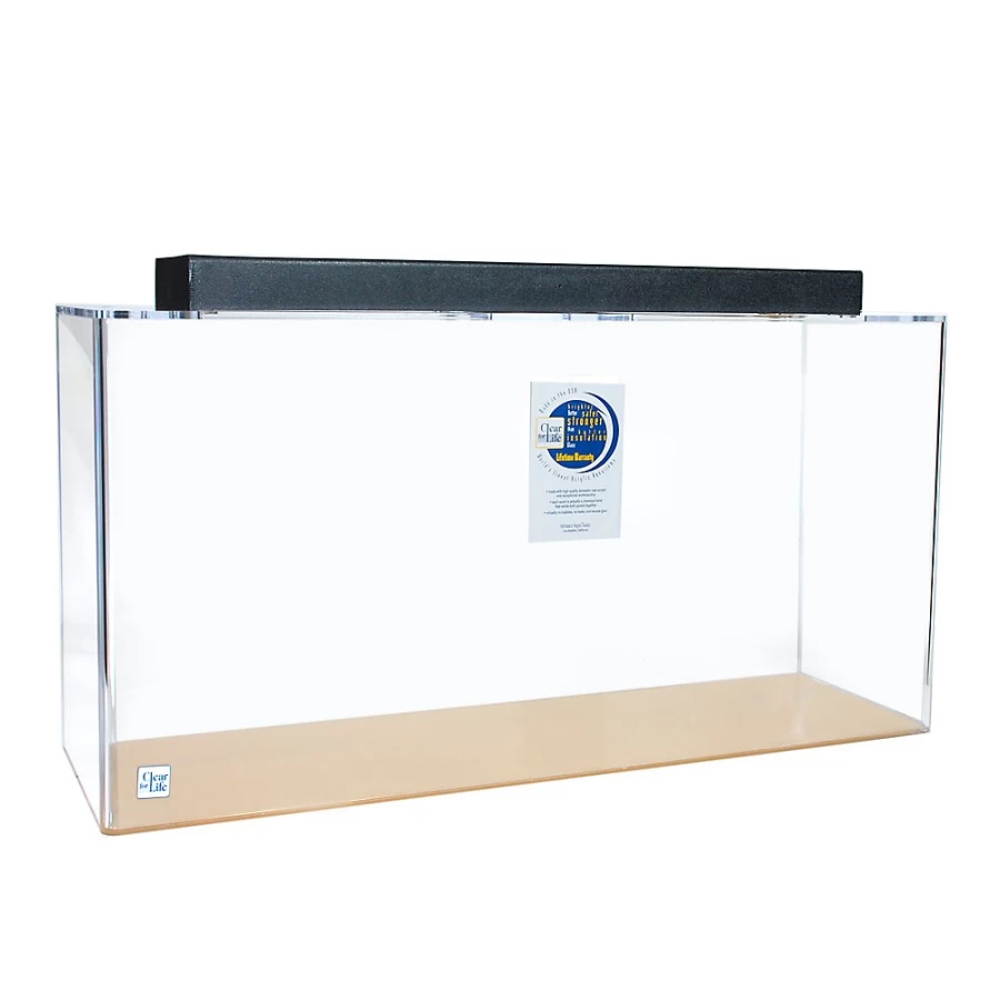 PetSmart Clear-For-Life 100 Gallon Rectangle Aquarium Tank for Fish – Large Transparent Habitat