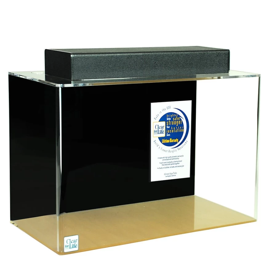 PetSmart Clear-For-Life 20 Gallon Rectangle Aquarium Tank for Fish – Transparent Long Glass Habitat