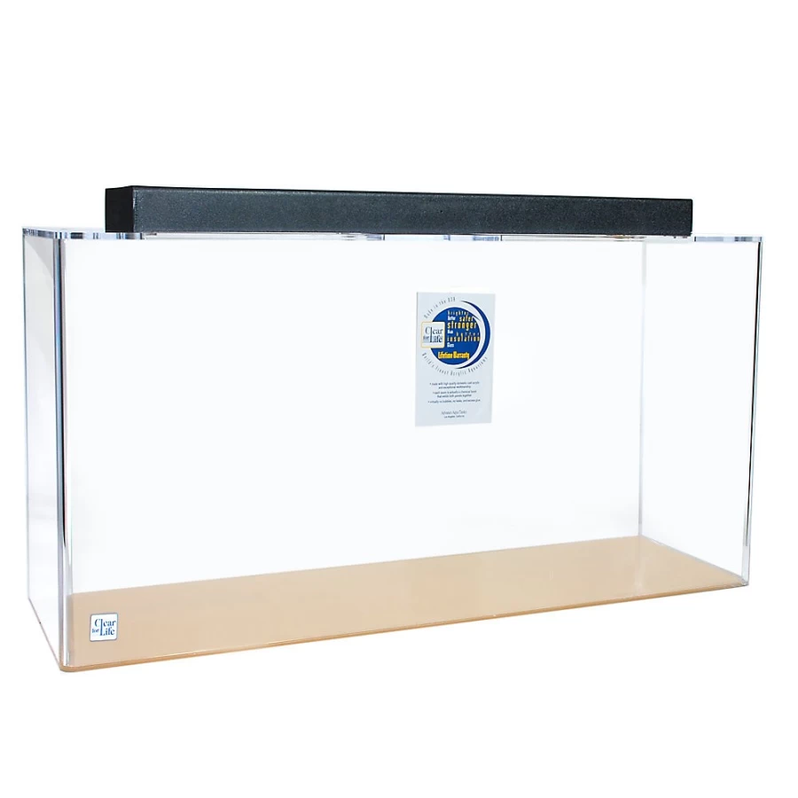 PetSmart Clear-For-Life 125 Gallon Rectangle Aquarium Tank for Fish – Large Transparent acrylic Habitat