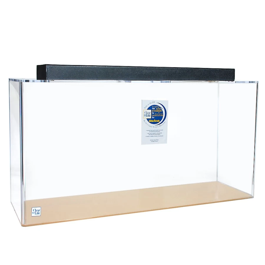 "PetSmart Clear-For-Life 75 Gallon Rectangle Aquarium Tank for Fish"