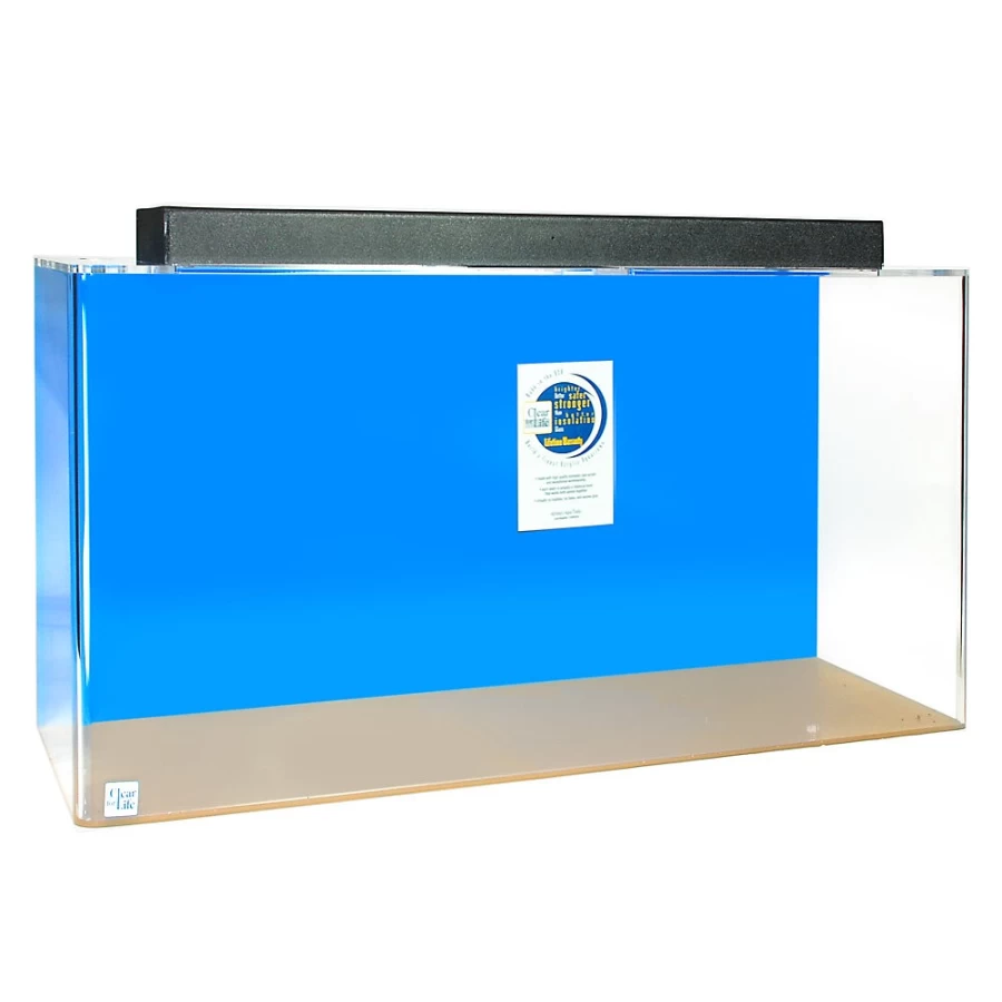 PetSmart Clear-For-Life 50 Gallon Rectangle Aquarium Tank - UniQuarium Design