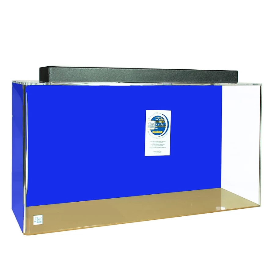 PetSmart Clear-For-Life 90 Gallon Rectangle Aquarium - UniQuarium Large Transparent Fish Tank