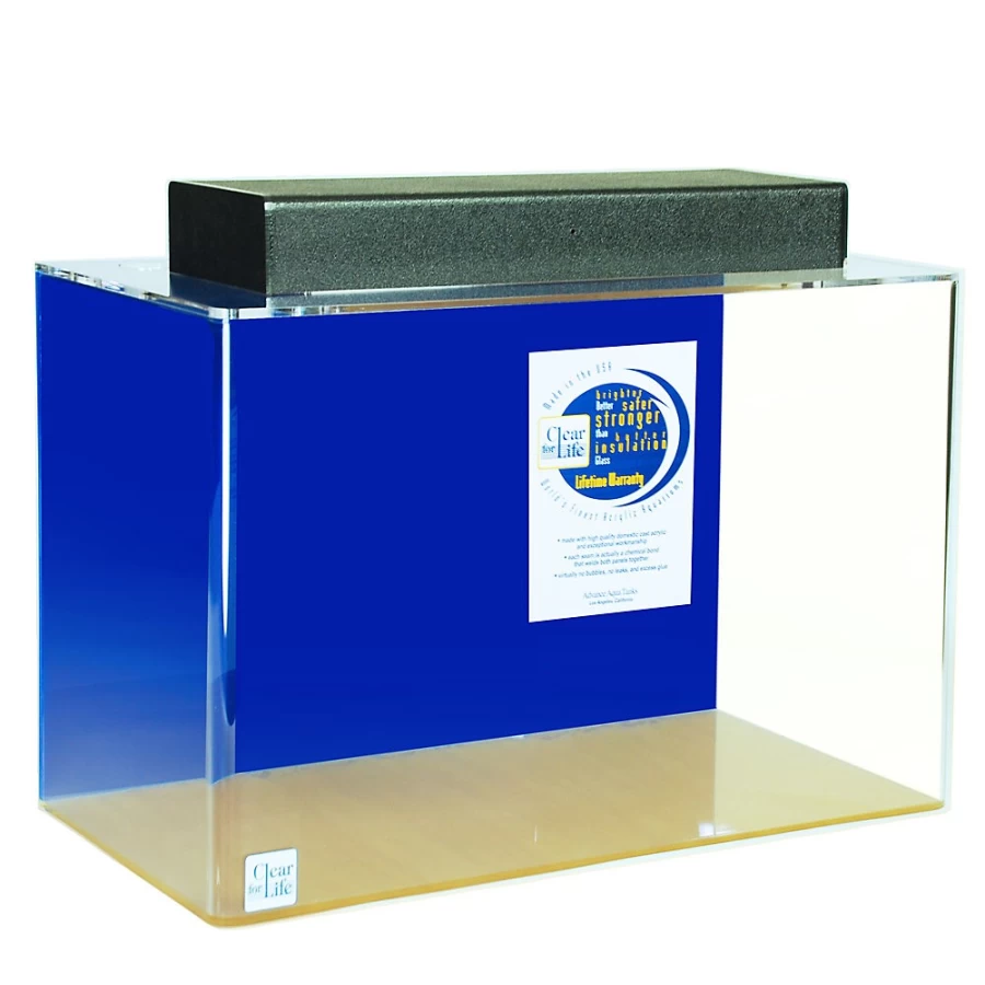 PetSmart Clear-For-Life 10 Gallon Rectangle Aquarium Tank for Fish Habitat