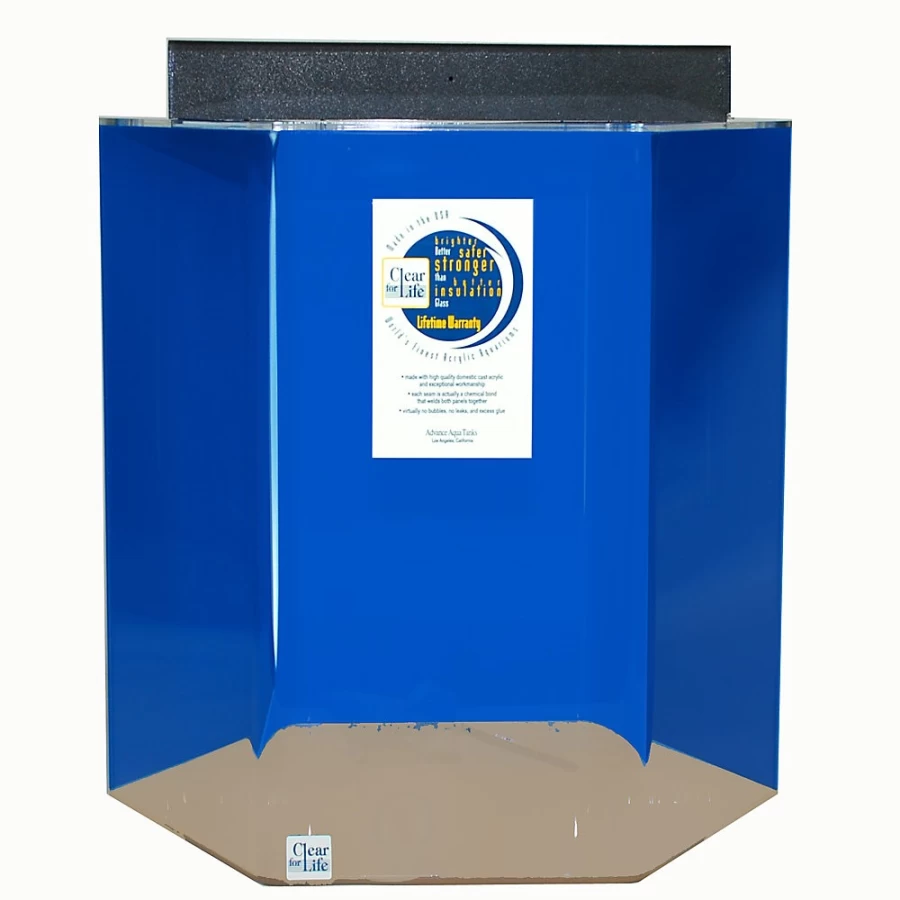 PetSmart 28 Gallon Hexagon Clear-For-Life Aquarium Tank for Fish