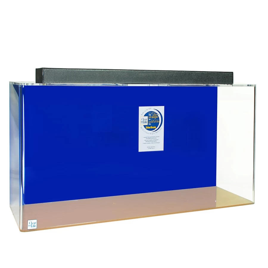 PetSmart Clear-For-Life 55 Gallon Rectangle Aquarium Tank for Fish – Large Transparent Habitat