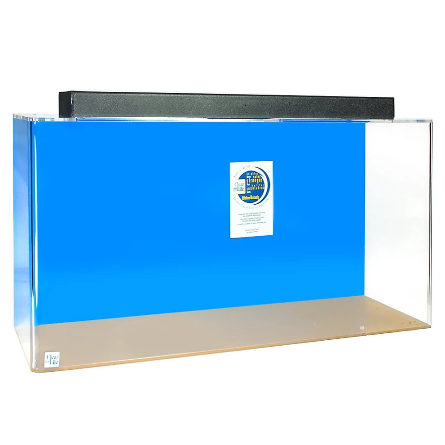 PetSmart Clear-For-Life 240 Gallon Rectangle Aquarium - Large UniQuarium Tank for Fish & Reptiles