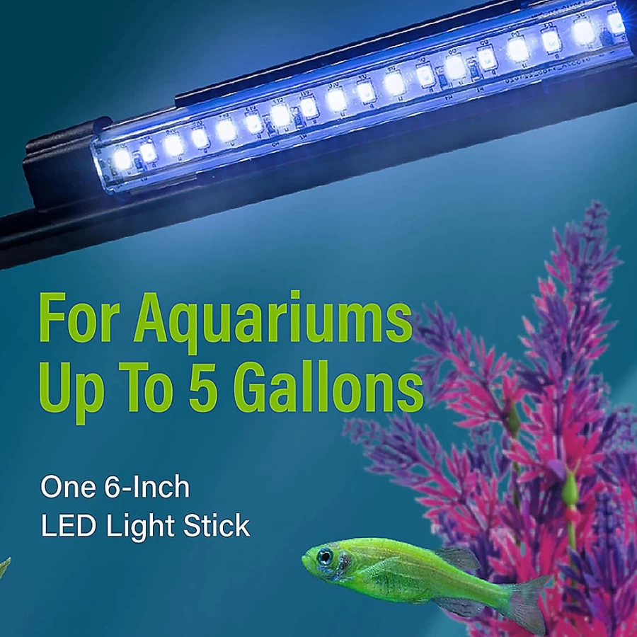 PetSmart GloFish LED Aquarium Light Stick - Color-Changing Fish Tank Lighting for GloFish Tanks