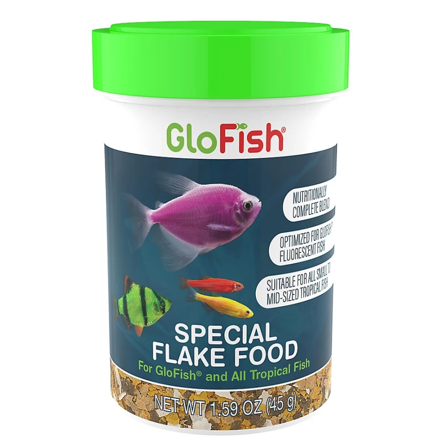 PetSmart GloFish Color Enhancing Flake Food for Tropical Fish