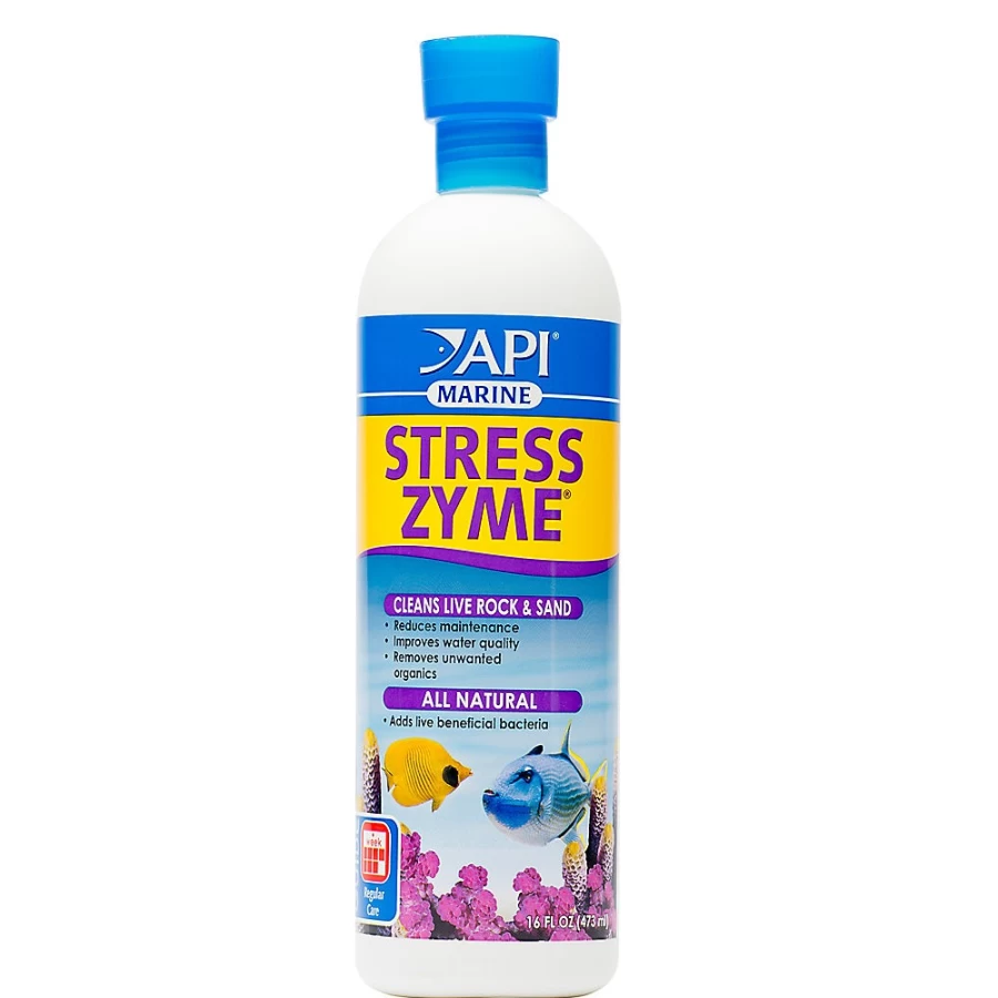 PetSmart API Marine Stress Zyme - Aquarium Water Conditioner for Fish Tank Health & Stress Relief