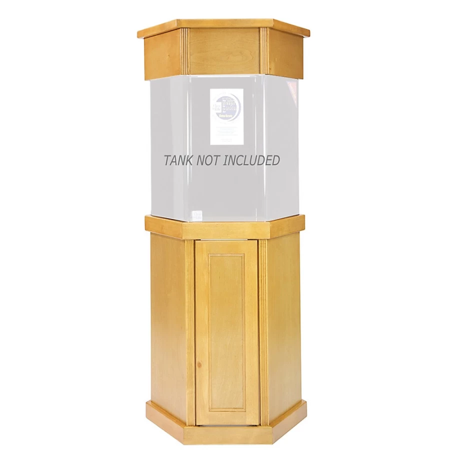 PetSmart Laguna Hexagon Aquarium Canopy Stand with Advanced Water Tank Design