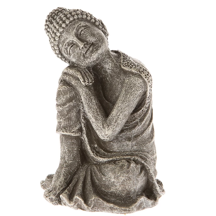 PetSmart Top Fin Resting Buddha Fish Tank Decor - Aquarium Ornament for Home & Office