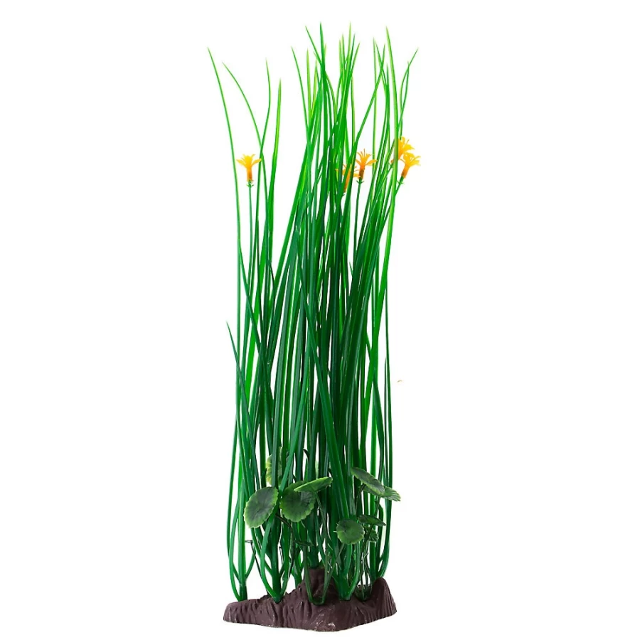PetSmart Top Fin 14-Inch Artificial Grass Aquarium Plant for Fish Tank Decor