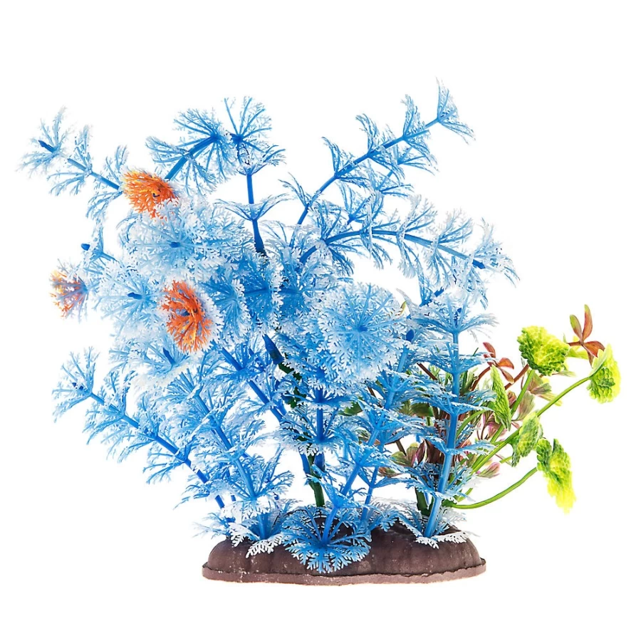 PetSmart Top Fin 8-Inch Artificial Multi-Landscape Aquarium Plants for Fish Tank Decor