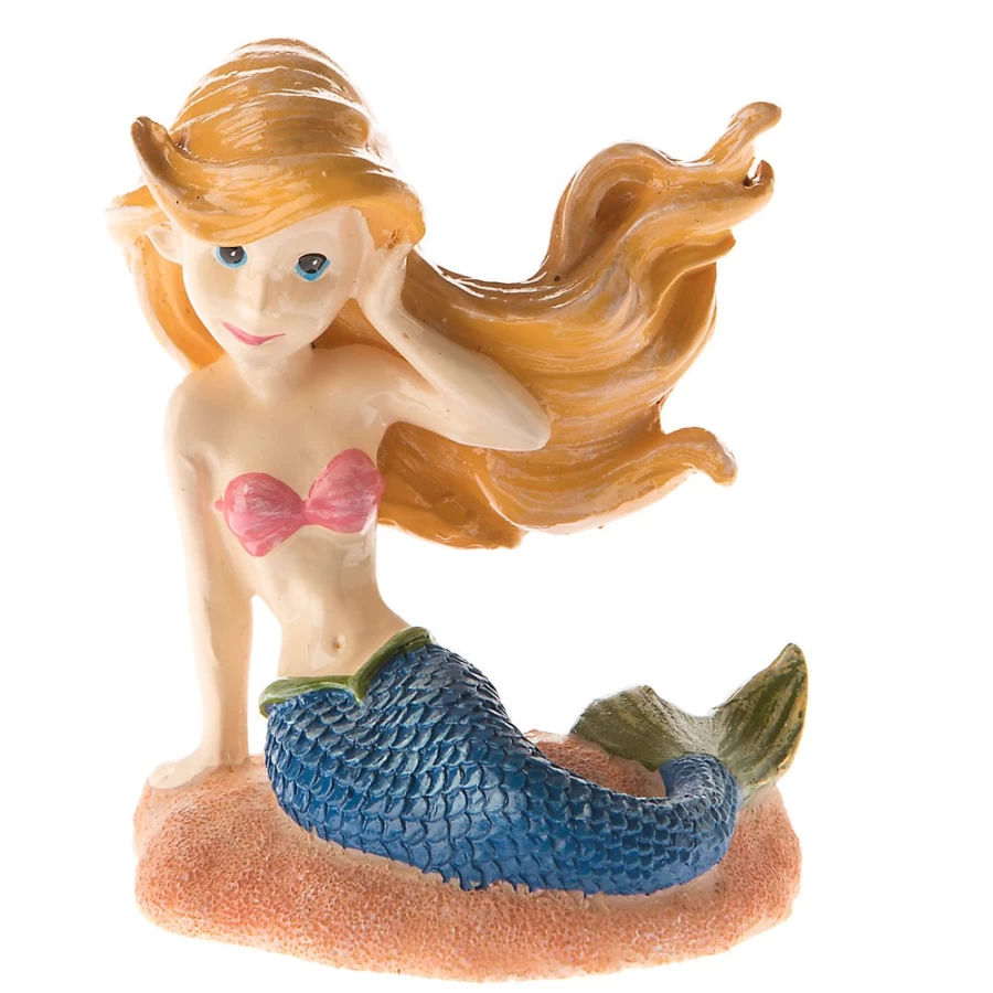 PetSmart Top Fin Mermaid Aquarium Decoration - Unique Fish Tank Ornament for Aquatic Decor
