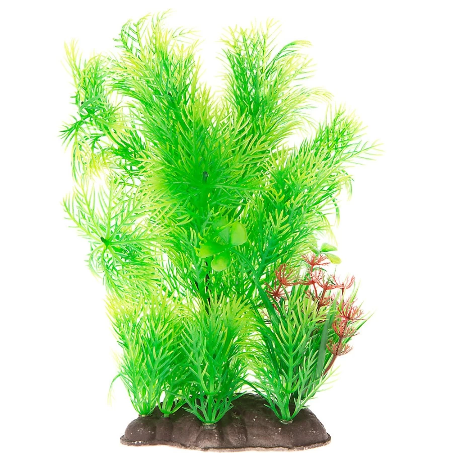 PetSmart Top Fin 8-Inch Artificial Bushy Aquarium Plant for Realistic Tank Landscaping