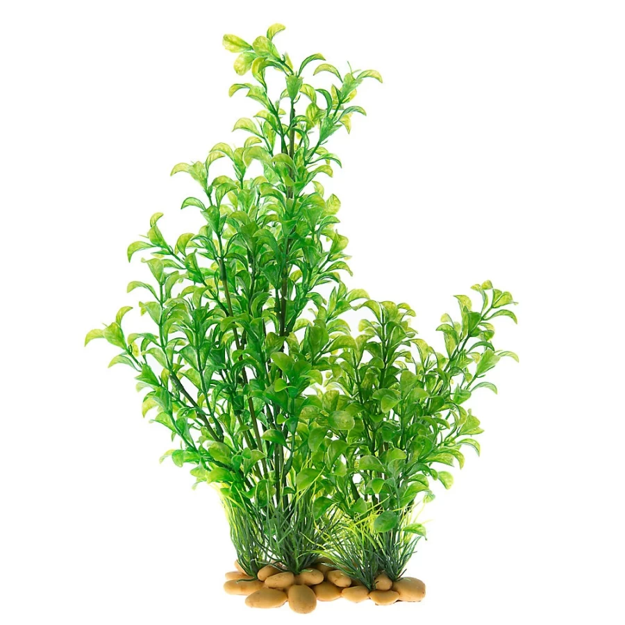 PetSmart Top Fin 15-Inch Artificial Aquarium Rock Plant for Fish Tank Decor