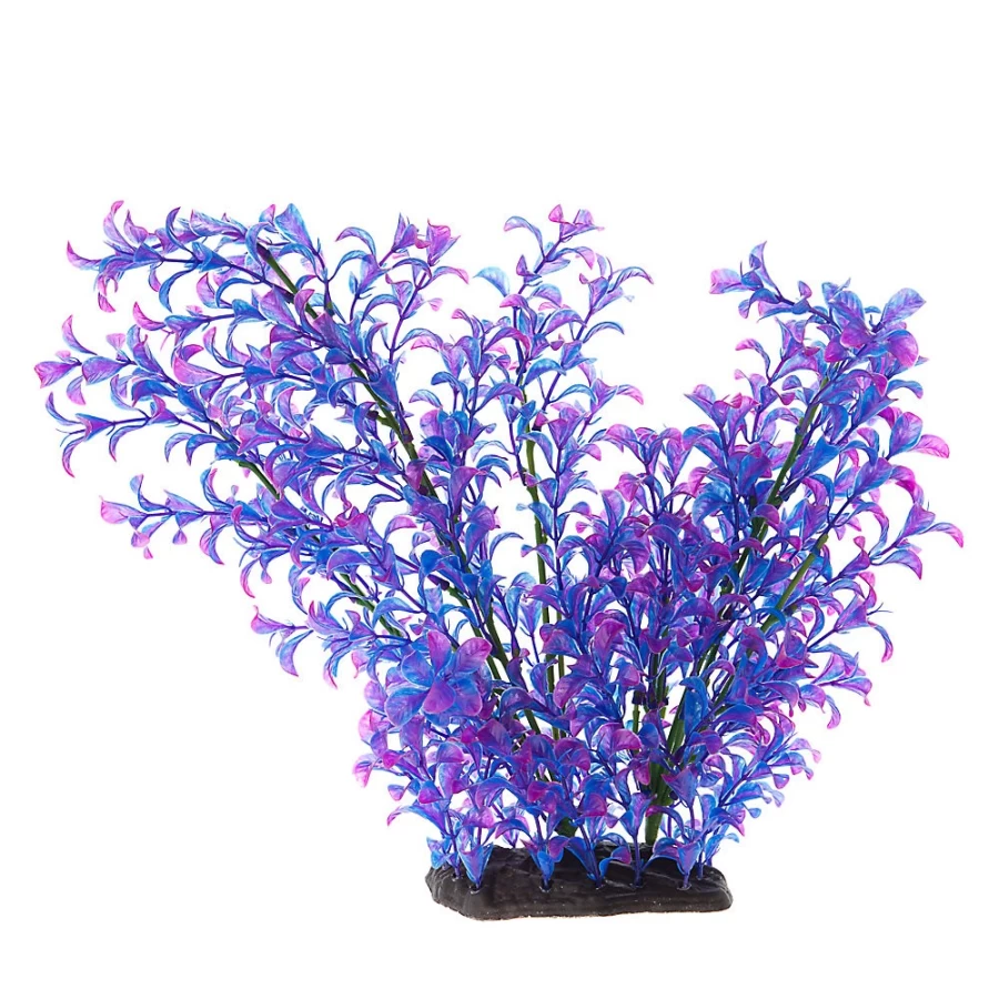 PetSmart Top Fin 15-Inch Artificial Wide Leaf Aquarium Plant for Fish Tanks