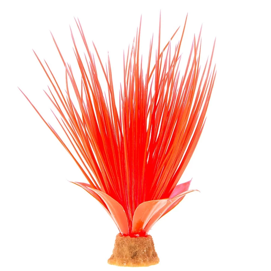 PetSmart Top Fin Artificial Spikey Aquarium Plant - 6 Inch Realistic Silk Fake Underwater Decor for Fish Tanks