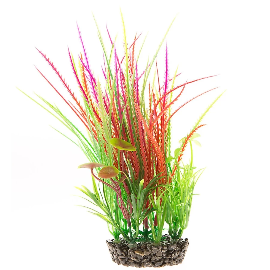 PetSmart Top Fin 8-Inch Artificial Multi-Landscape Aquarium Plants for Fish Tank Decor