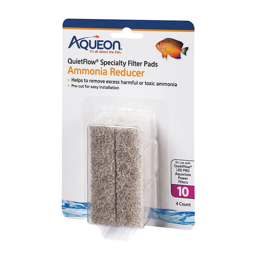 PetSmart Aqueon QuietFlow Ammonia Reducing Filter Pads for Aquariums – Specialty Water Care