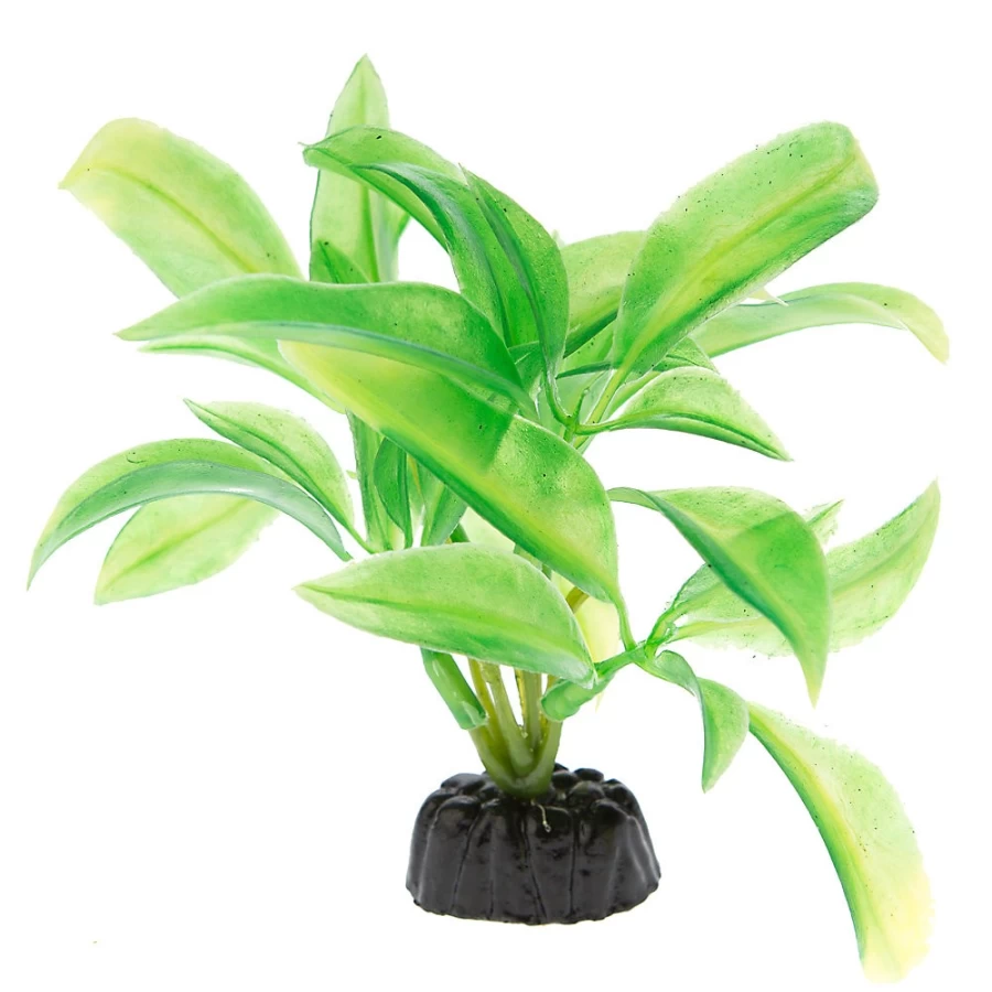 PetSmart Top Fin 4-Inch Artificial Leafy Aquarium Plant for Fish Tank Decor