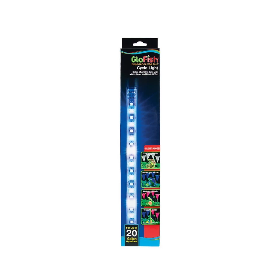 PetSmart GloFish LED Aquarium Light Bar for 20 Gallon Tanks - Color Enhancing Fish Tank Lighting