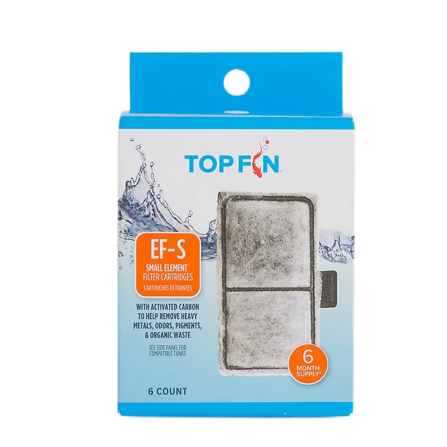 PetSmart Top Fin Element EF-S Aquarium Filter Cartridges for Optimal Water Clarity