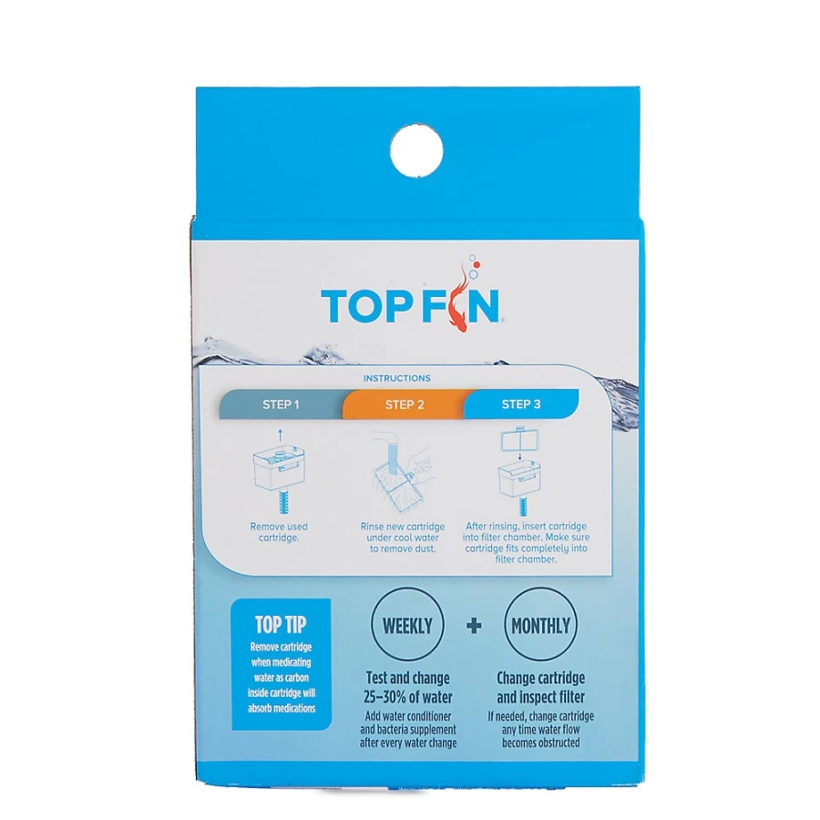 PetSmart Top Fin Element EF-S Aquarium Filter Cartridges for Optimal Water Clarity