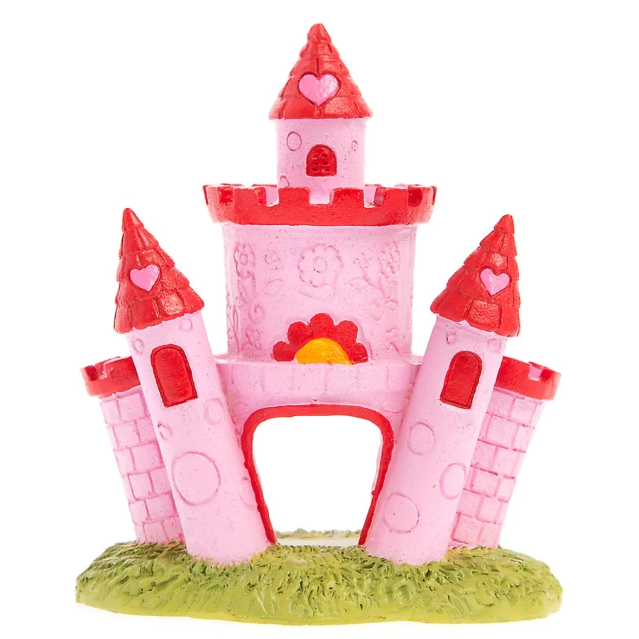 PetSmart Top Fin Princess Castle Fish Tank Decoration - Aquarium Ornament for Tropical Fish