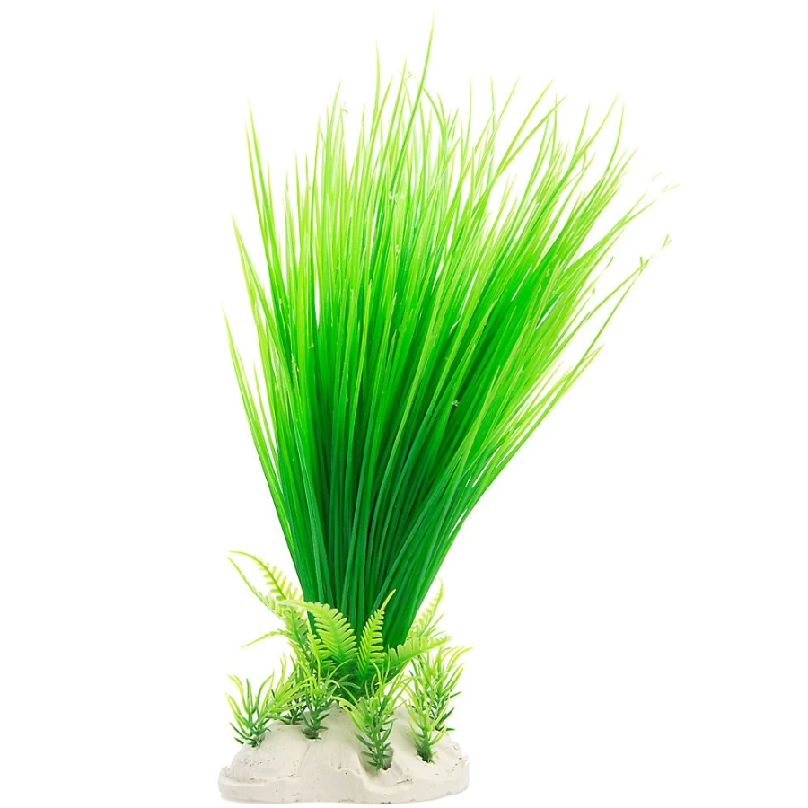 PetSmart Top Fin 11-Inch Artificial Grass Aquarium Plant for Fish Tank Decor