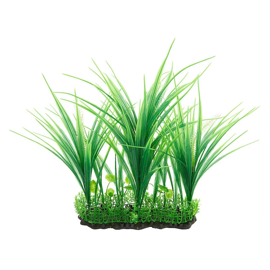 PetSmart Top Fin Artificial Aquarium Plants for Fish Tank - Realistic Underwater Decor, Set of 10