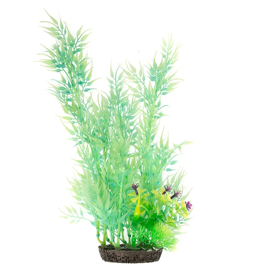 Glow-in-the-Dark Artificial Bamboo Aquarium Plant for Fish Tanks - 18 Inch by PetSmart