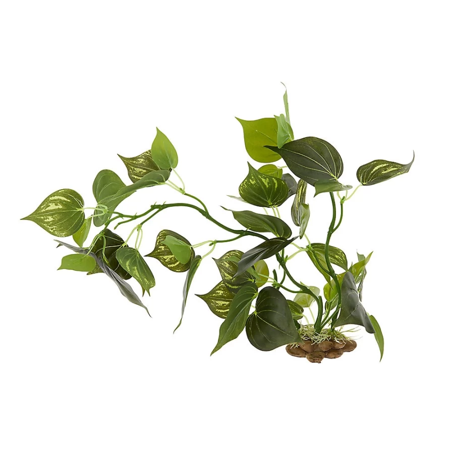 PetSmart Top Fin 17-Inch Artificial Floating Aquarium Plant with Leafy Design for Fish Tanks
