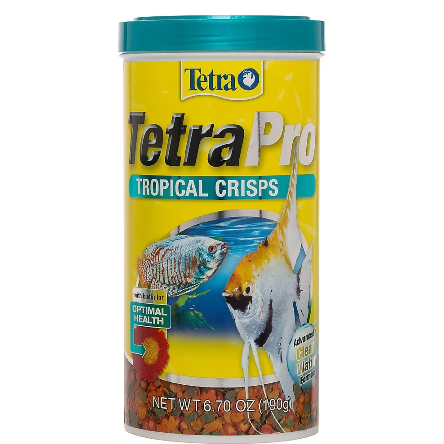 PetSmart TetraPro Tropical Crisps Premium Fish Food Flakes for Aquarium Fish