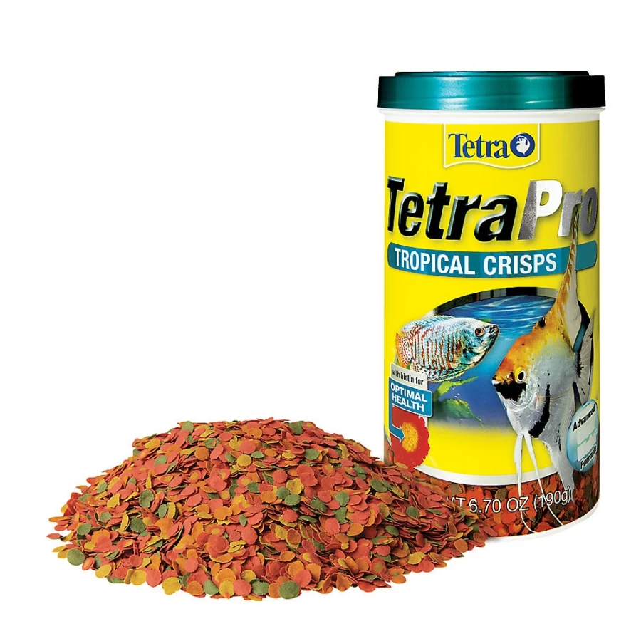 PetSmart TetraPro Tropical Crisps Premium Fish Food Flakes for Aquarium Fish