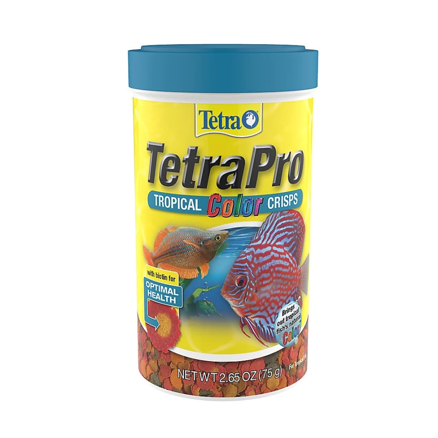 PetSmart TetraPro Tropical Color Enhancing Fish Food Flakes for Vibrant Aquarium Fish