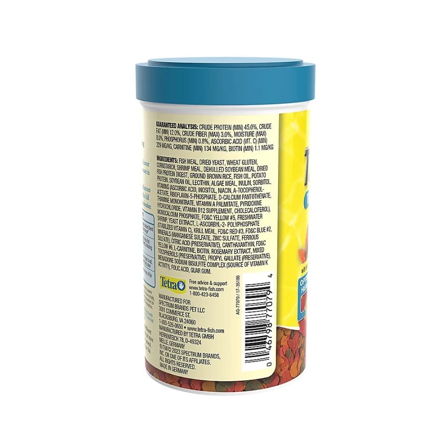 PetSmart TetraPro Tropical Color Enhancing Fish Food Flakes for Vibrant Aquarium Fish