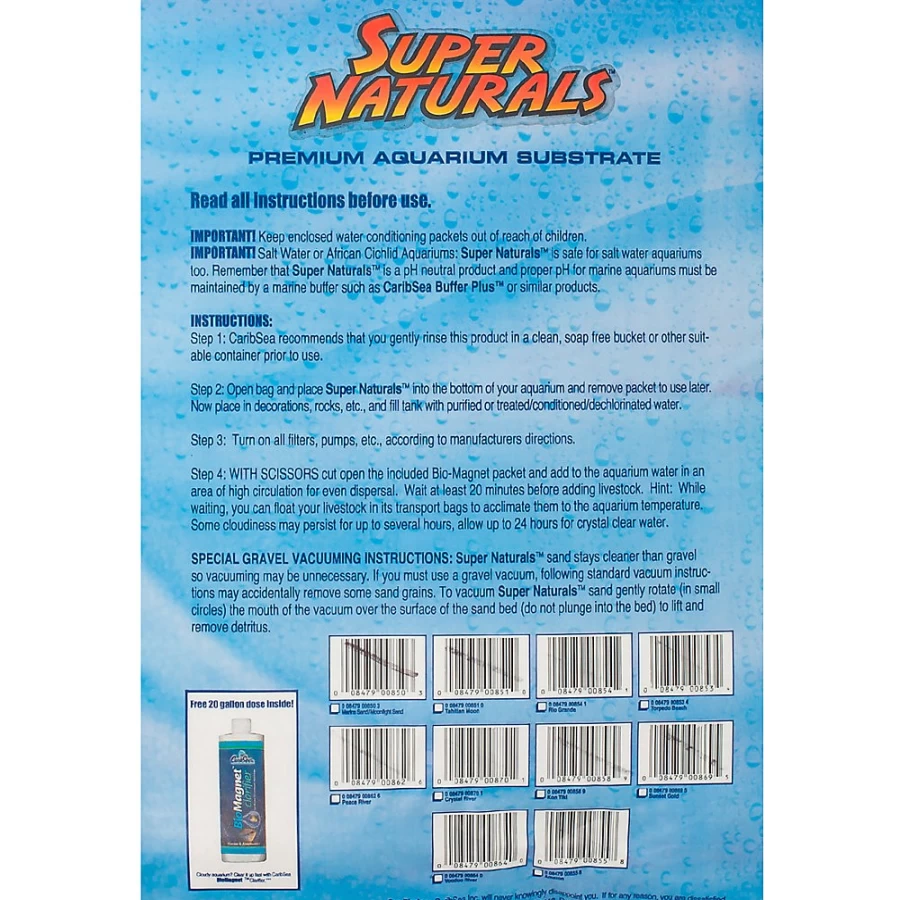 PetSmart CaribSea Super Natural Crystal River Aquarium Substrate for Freshwater & Planted Tanks