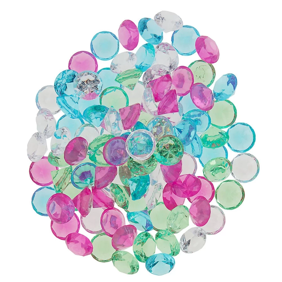 PetSmart Top Fin Solitaire Neon Glass Gem Aquarium Decor for Fish Tanks