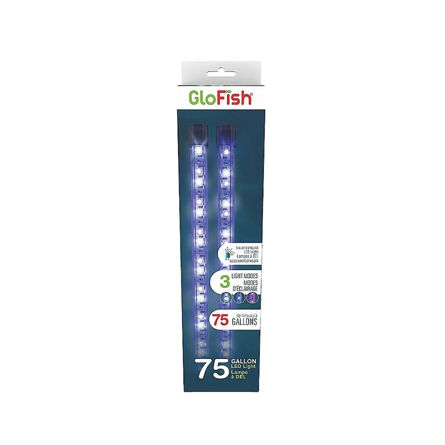 PetSmart GloFish Aquarium LED Light for Tanks Up to 55 Gallons with Cycling Feature