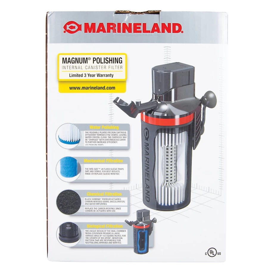 PetSmart Marineland Internal Power Filter – Advanced Polishing & Aquarium Filtration System