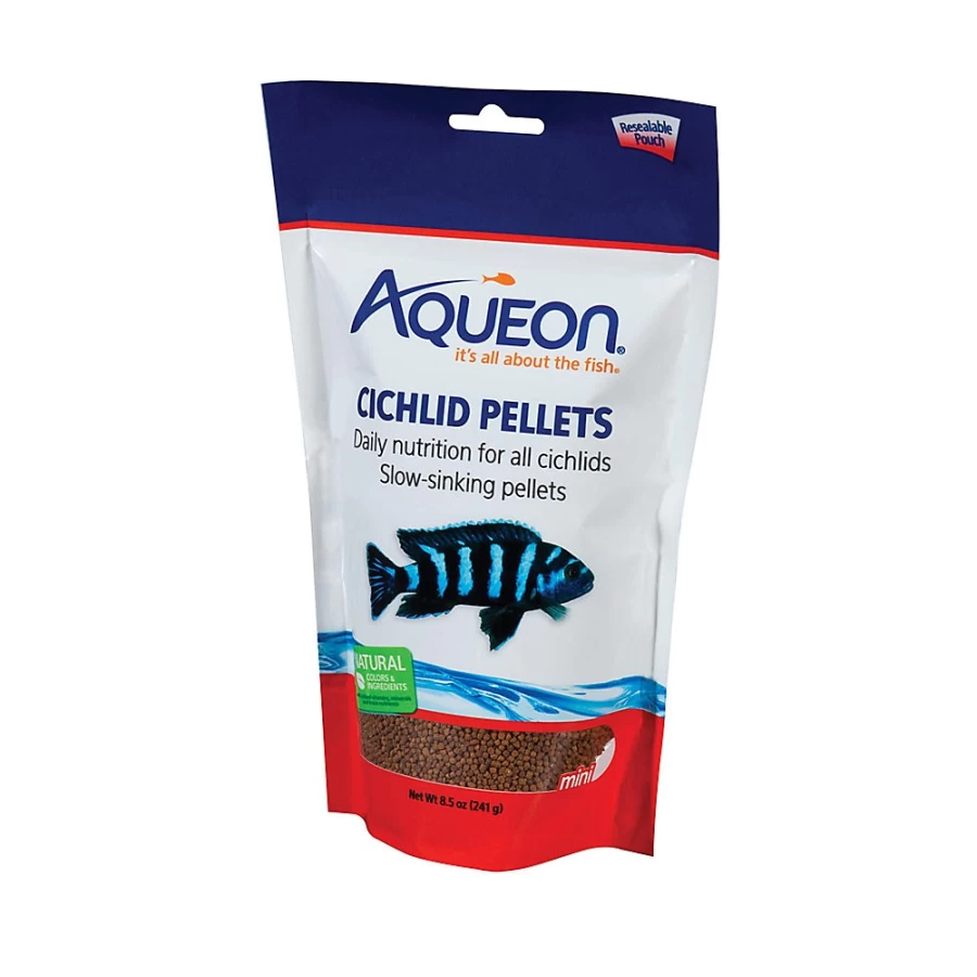 PetSmart Aqueon Cichlid Pellets - Premium Fish Food for Healthy Cichlids