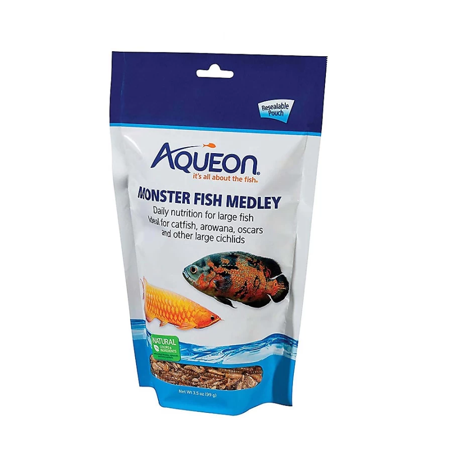 PetSmart Aqueon Monster Fish Medley Tropical Fish Food Blend for Large Aquatic Pets