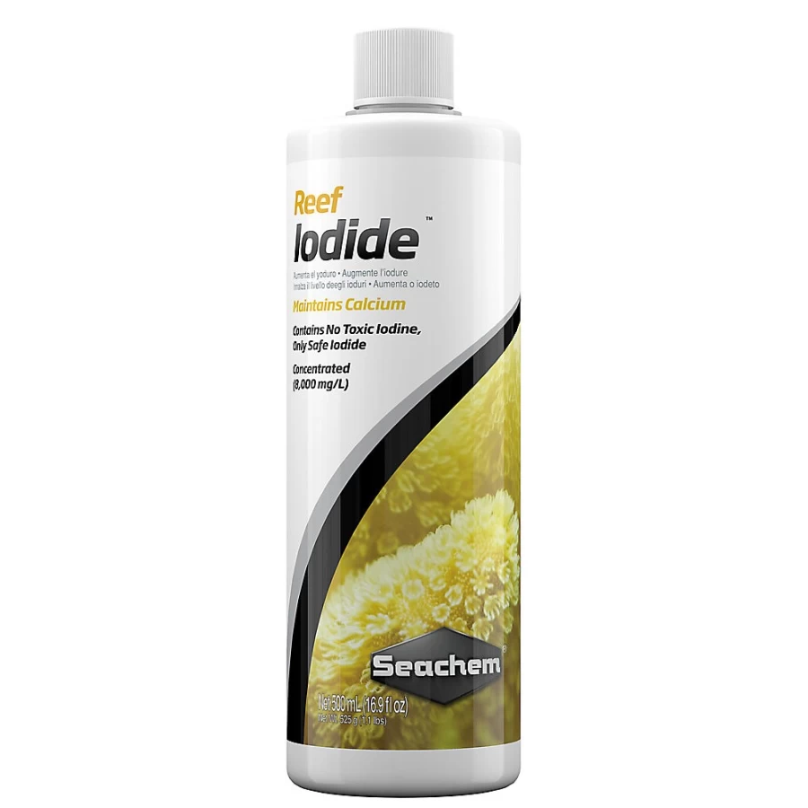PetSmart Seachem Reef Iodide - Aquarium Iodine Supplement for Coral Health & Reef Tanks
