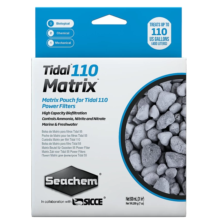 PetSmart Seachem Tidal Matrix Aquarium Filter Media for Optimal Water Clarity