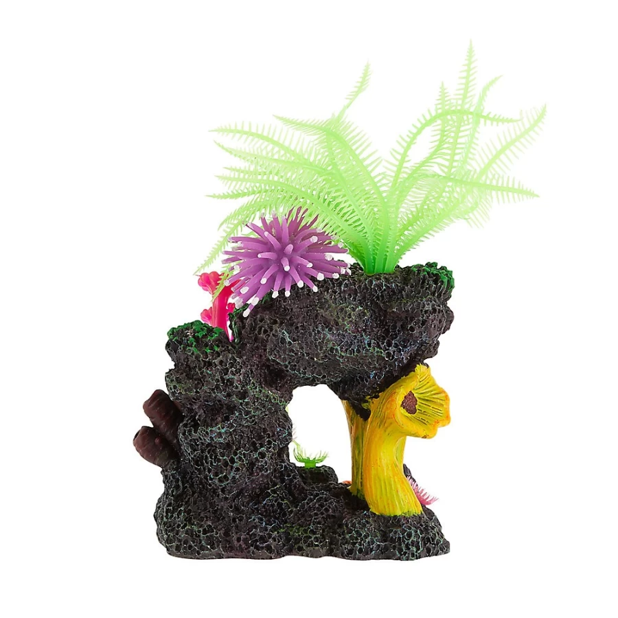 PetSmart Top Fin Movable Coral Swim-Thru Fish Tank Decoration for Aquariums
