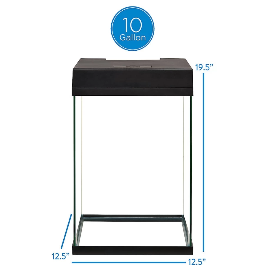 PetSmart Top Fin Fascinate Column Starter Kit - Aquarium Decor with LED Lighting for Fish Tanks