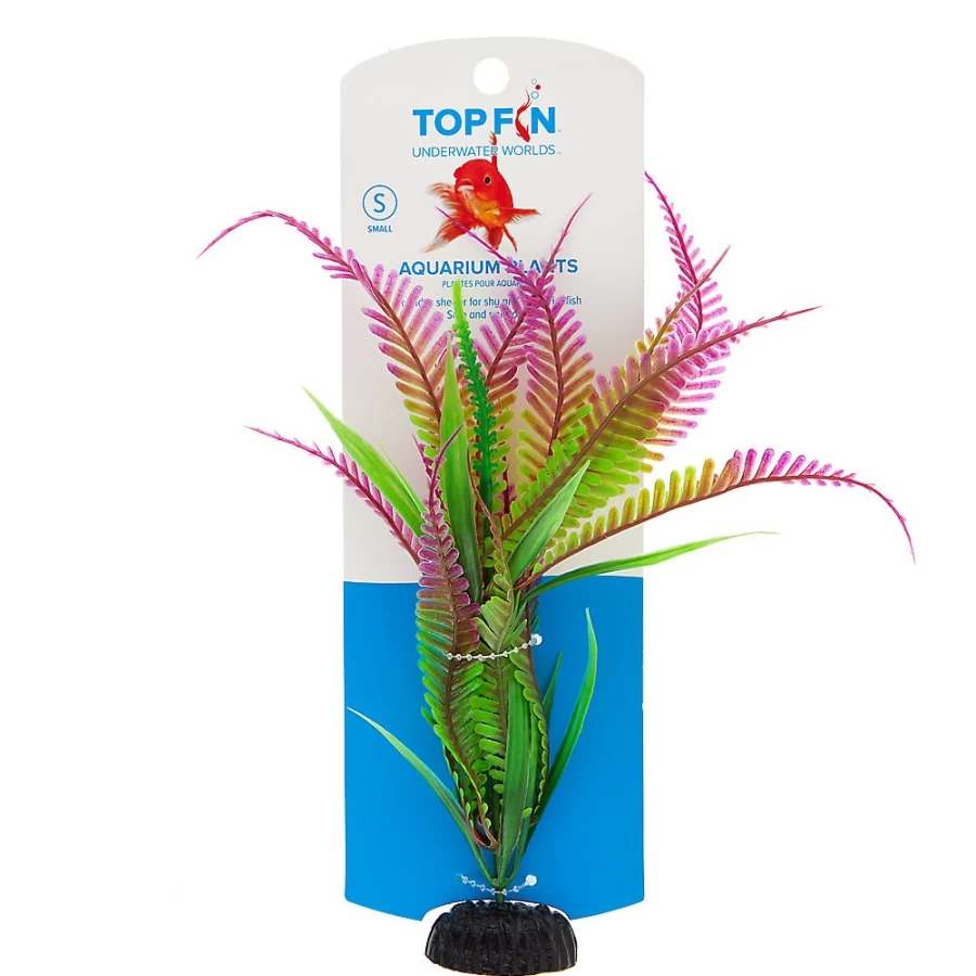PetSmart Top Fin 8-Inch Multi-Colored Artificial Aquarium Plants for Fish Tanks