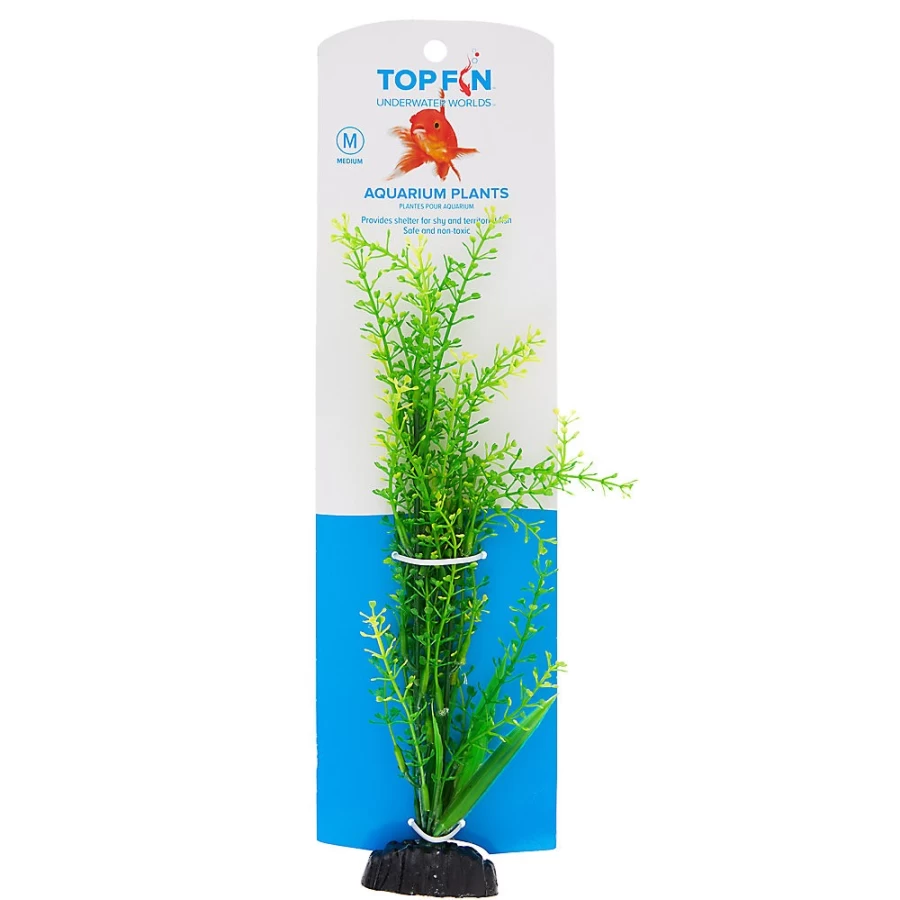 PetSmart Top Fin 12-Inch Artificial Wispy Aquarium Plants for Fish Tank Decor