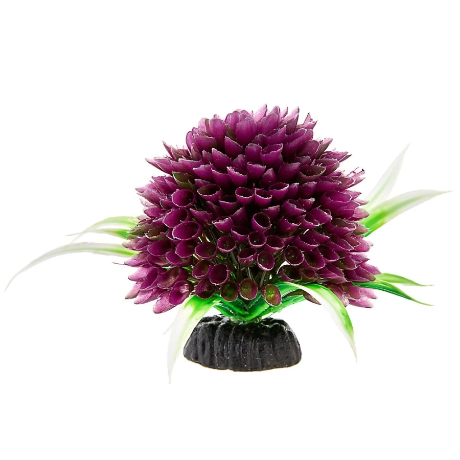 PetSmart Top Fin Artificial Mini Aquarium Plants - Set of 4 Silk Flowers for Fish Tanks